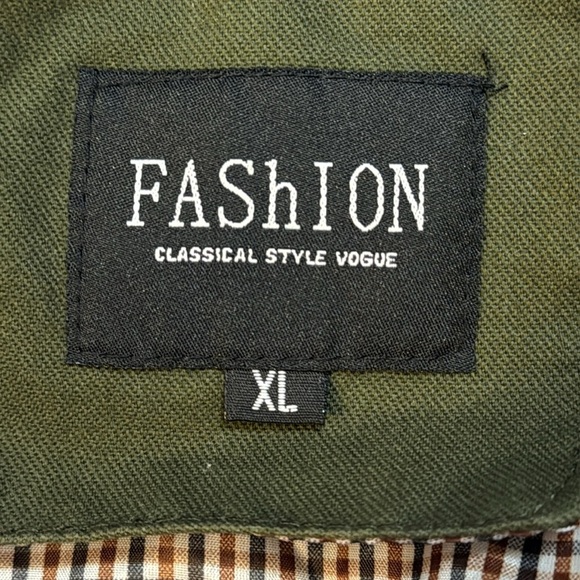 FAShION Classical Style Vogue Lined Army Green Button Up Women’s XL Jacket - Picture 6 of 8